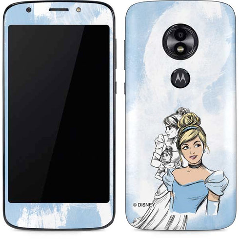 Disney Princess Cinderella Sketch Moto E5 Play Skin